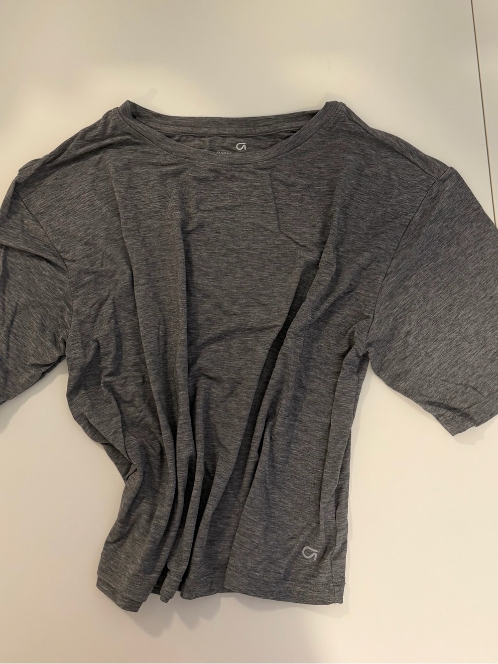 Short Sleeve Gap Body Tee in Heather Gray